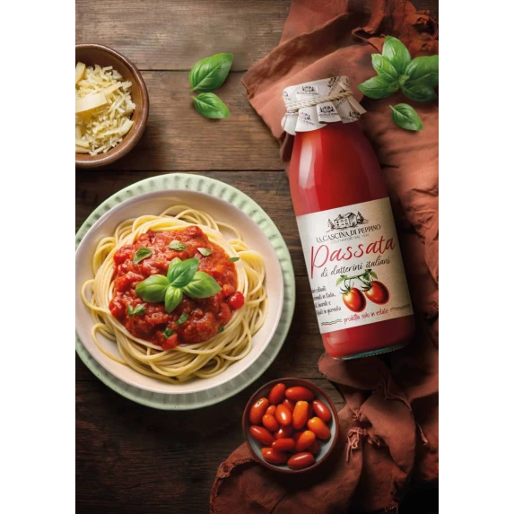 Passata Rustica di Datterini Italiani LA CASCINA DI PEPPINO  Orto D’Autore 500G