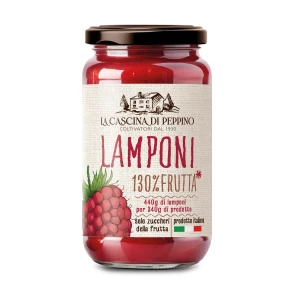 Marmelade framboise  130% frutta LA CASCINA DI PEPPINO par Orto D’Autore 340 g