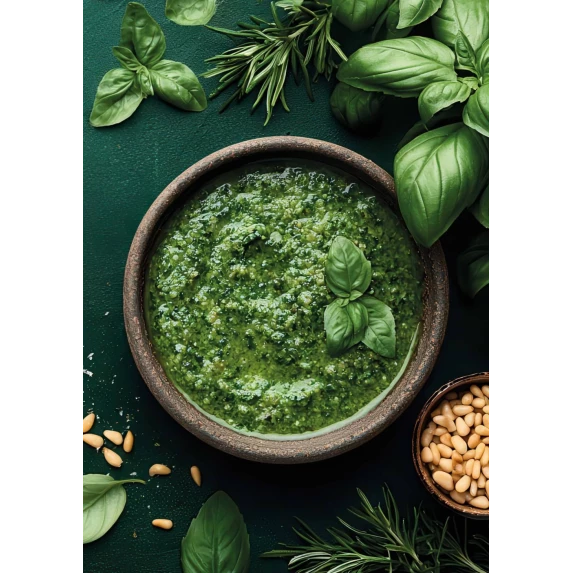 Pesto Verde Basilico & Pistacchi LA CASCINA DI PEPPINO par Orto d’Autore 180g