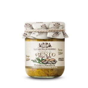 Pesto à la Roquette & aux Amandes  LA CASCINA DI PEPPINO par Orto d'Autore 180 g