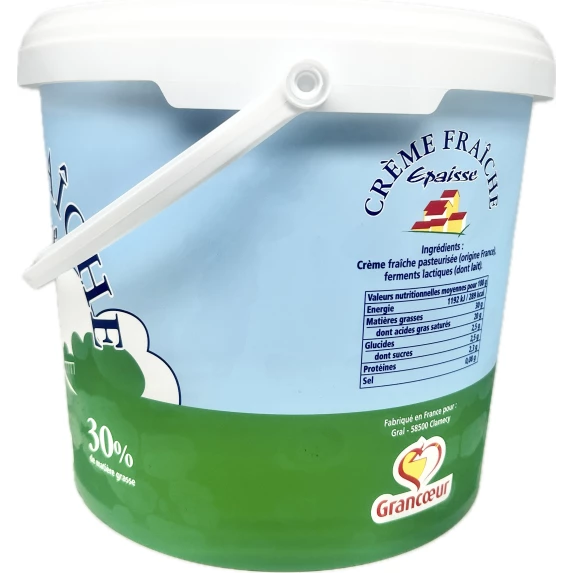 Crème Fraîche Épaisse Grancœur  5L 30%MG