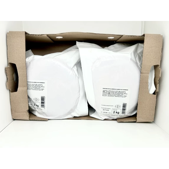 Tranchettes de Jambon cuit supérieur DD Frais S/V non calibrées Poche 2kg