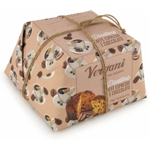 Panettone Caffè espresso e cioccolato Vergani 750g