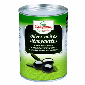 Olives noires dénoyautées boîte 4/4 Sunny Olives