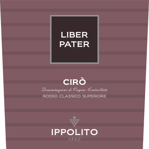 Liber Pater Cirò Rosso Classico Superiore DOC Ippolito 1845 13.5% - 75 cl