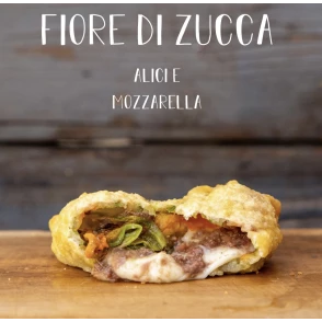 Fior di Zucca Alici & Mozzarella Pastellati IQF 60 x 90 g