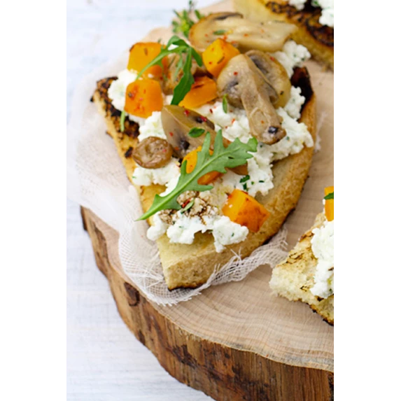 Bruschetta con olio di oliva Morato 15 mm d'épaisseur - paquet de 400g 6tranches x 8paquets