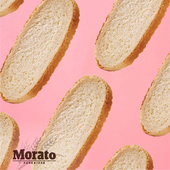 Bruschetta con olio di oliva format Maxi paquet de 400g de 4tranches x 8paquets Morato