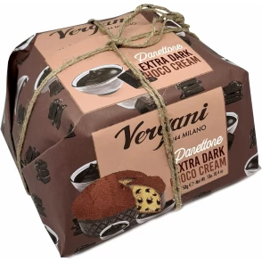 Panettone Extra Dark crème de chocolat noir Vergani 750 g