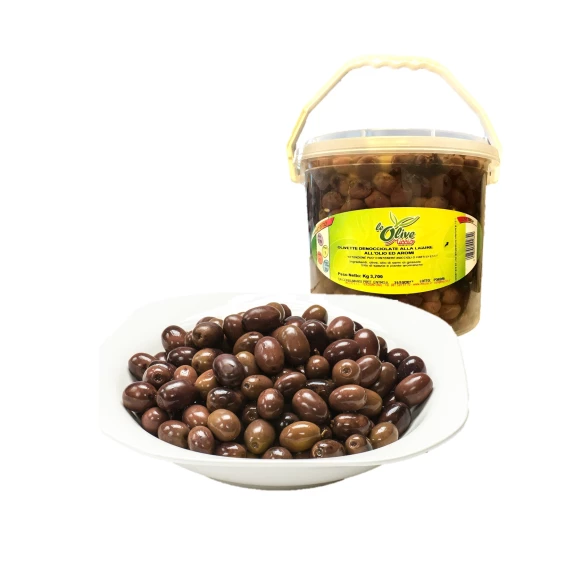Olives Leccino Dénoyautées Alla Ligure