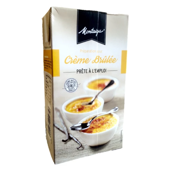 Préparation pour Crème Brûlée Arôme Naturelle de Vanille UHT 1L Montaigu