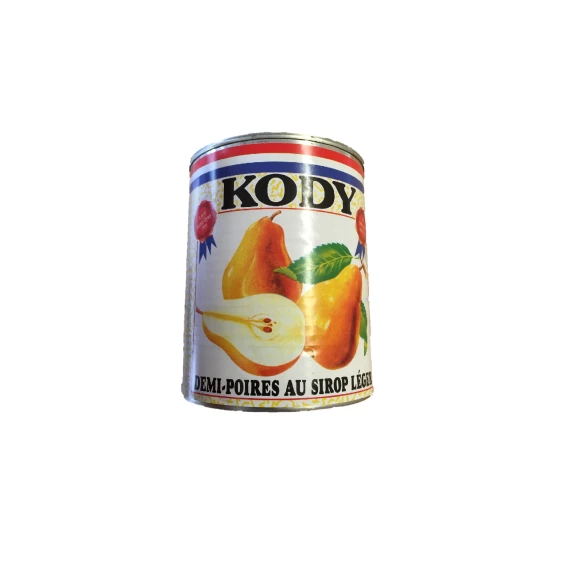 Demi-Poires au Sirop Boite 4/4